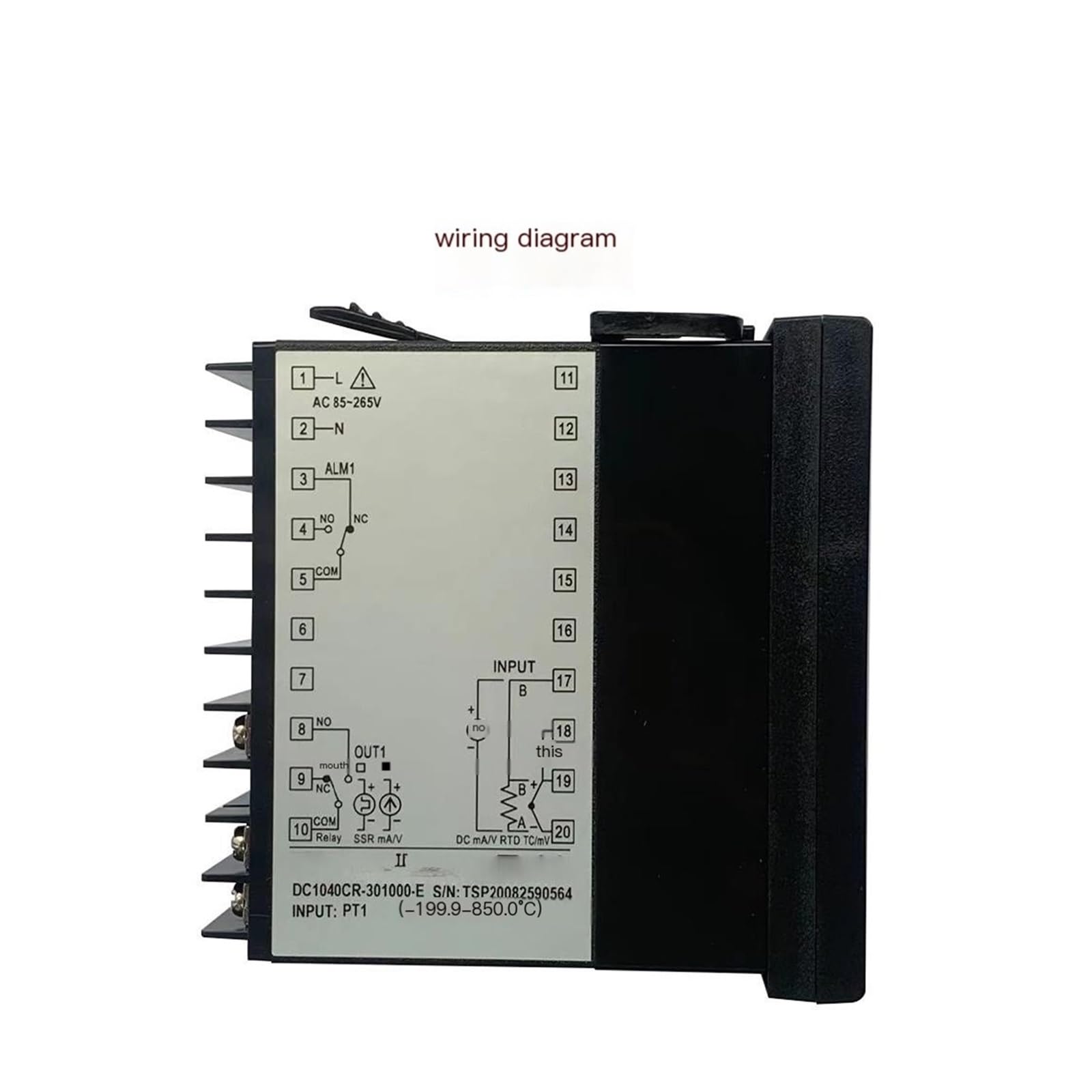 Regolatore di temperatura DC1040CL-302000-E Misuratore di controllo della temperatura