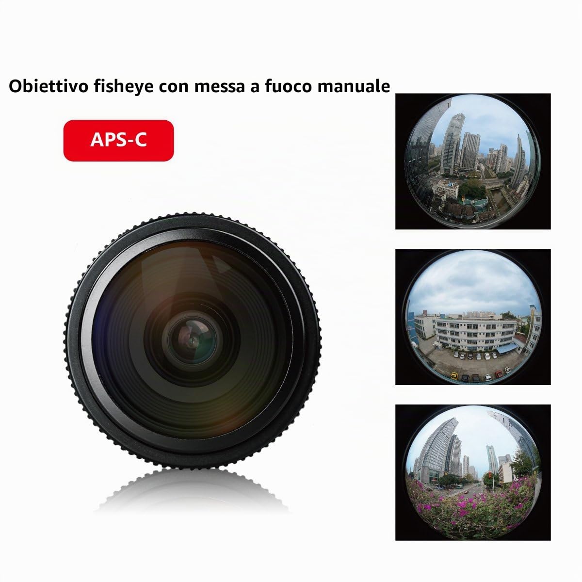 Meike 6.5mm f/2.0 Ultra Wide Manual Focus Large Aperture Circular Fisheye Lens for Olypums Panasonic Lumix MFT Micro 4/3 Mount Mirrorless Cameras