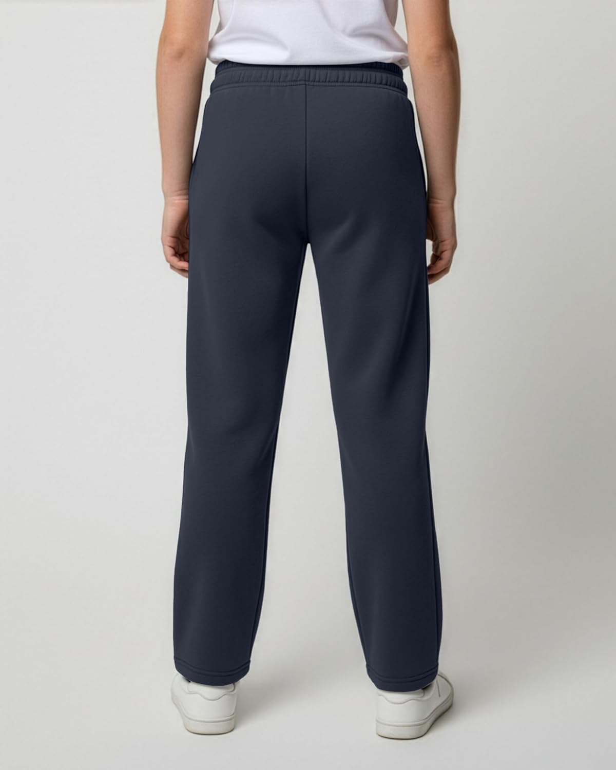 Real Essentials 3 Pack: Boys' Tech Fleece Open Bottom Sweatpants with Pockets (Size 6-24) - Image 6
