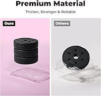 Vista 3 de Fit Meal Prep Paquete de 25 recipientes de plástico transparente con bisagras de 9 x 5.5 x 3.6 pulgadas, recipientes de plástico desechables