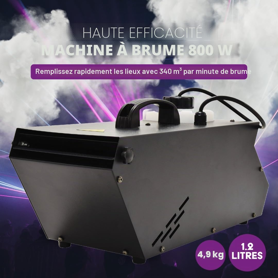 QTX | Machine à effets de brume HZ-800 | 800 W | 340 m³ par minute