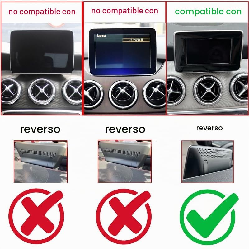 Soporte de teléfono de Coche Compatible con 2012-2018 Mercedes Clase a w176 b w246 Soporte de teléfono móvil (for 2012-2018 Clase a w176/2011-2016 B W246)