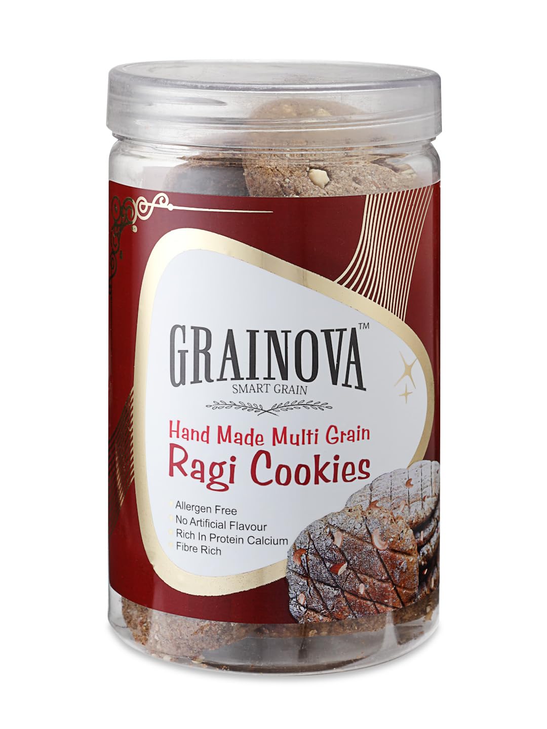 GRAINOVA Ragi Cookies Millets Biscuits, Millets Cookies, Healthy Snack, Tea Snack, Tasty Cookies, Fiber Cookies, Protein Cookies, Butter Cookies, Snacks, Premium Cookies, Everyday Snacks (Pack Of 1) (B0CQNPRCMF) Amazon Price History, Amazon Price Tracker