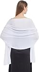 Ciormis Chiffon Shawl Echarpes Écharpes Légère pour femmes Robes de Soirée Demoiselle d'honneur ou d'occasions formelles