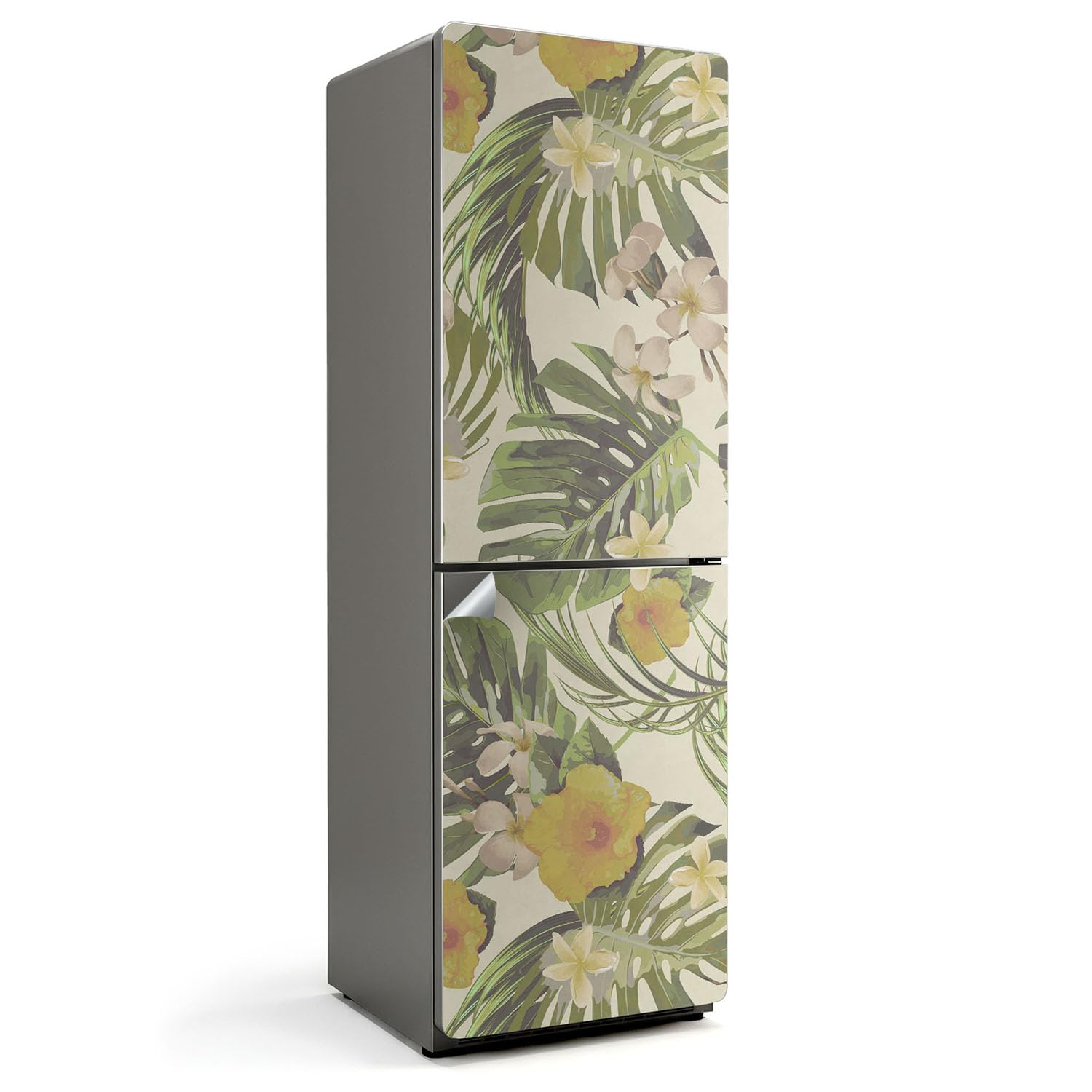 Sticker Cuisine Tropical pour Frigo 60x190 cm Décoration Intérieure