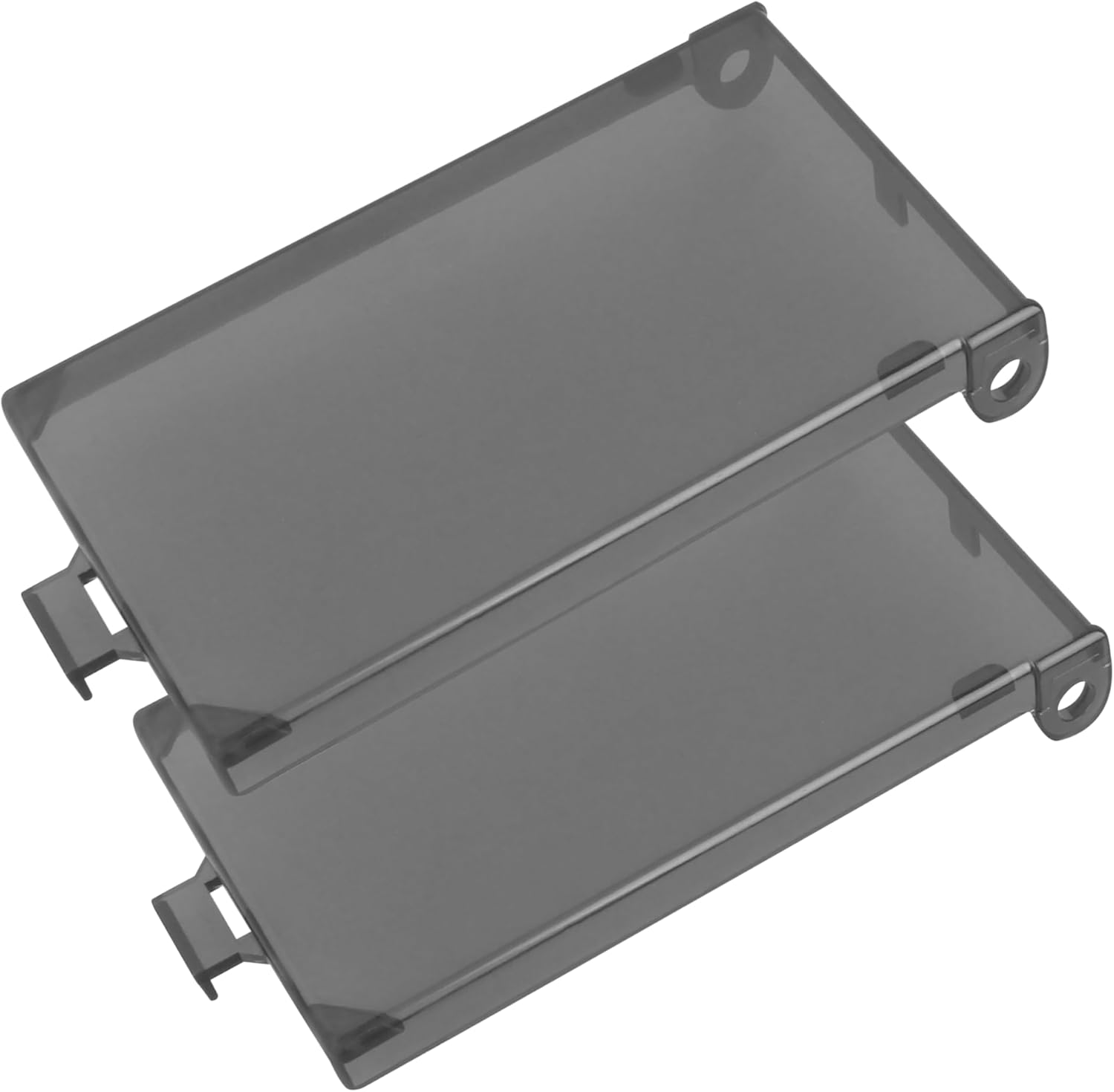 DBVC-1 Extra Duty Replacement in-Use Cover for Wet Locations,Type 3r Enclosure Cover for DBVR1C/DBVS1C/DBVM1C/60VC 1-Gang (Vertical) in Tool Box Electrical Outlet Box - Clear 2pcs (DBVC1-2)
