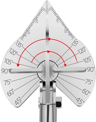 Miniatura 9 de Cizalla de inglete de ángulo múltiple con 10 cuchillas de repuesto, tijeras biseladas de 45 a 135 grados, herramienta de corte angular