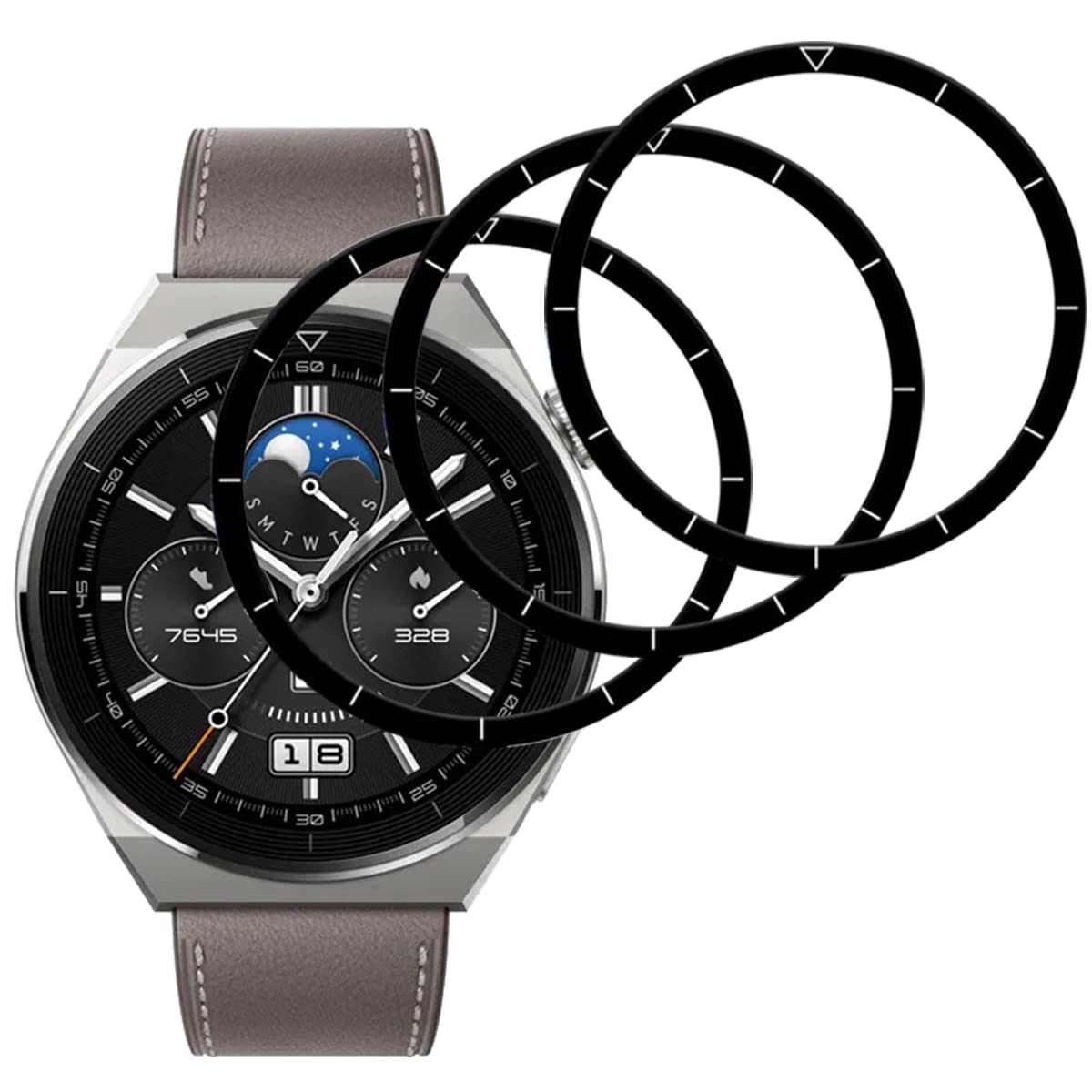 Amazon.co.jp: For HUAWEI WATCH GT 3 Pro 46mm フィルム 【3枚セット  