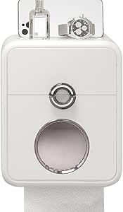 Colist Toilettenpapierhalter - Wasserdichter Spender Mit Sichtfenster Fürs Badezimmer