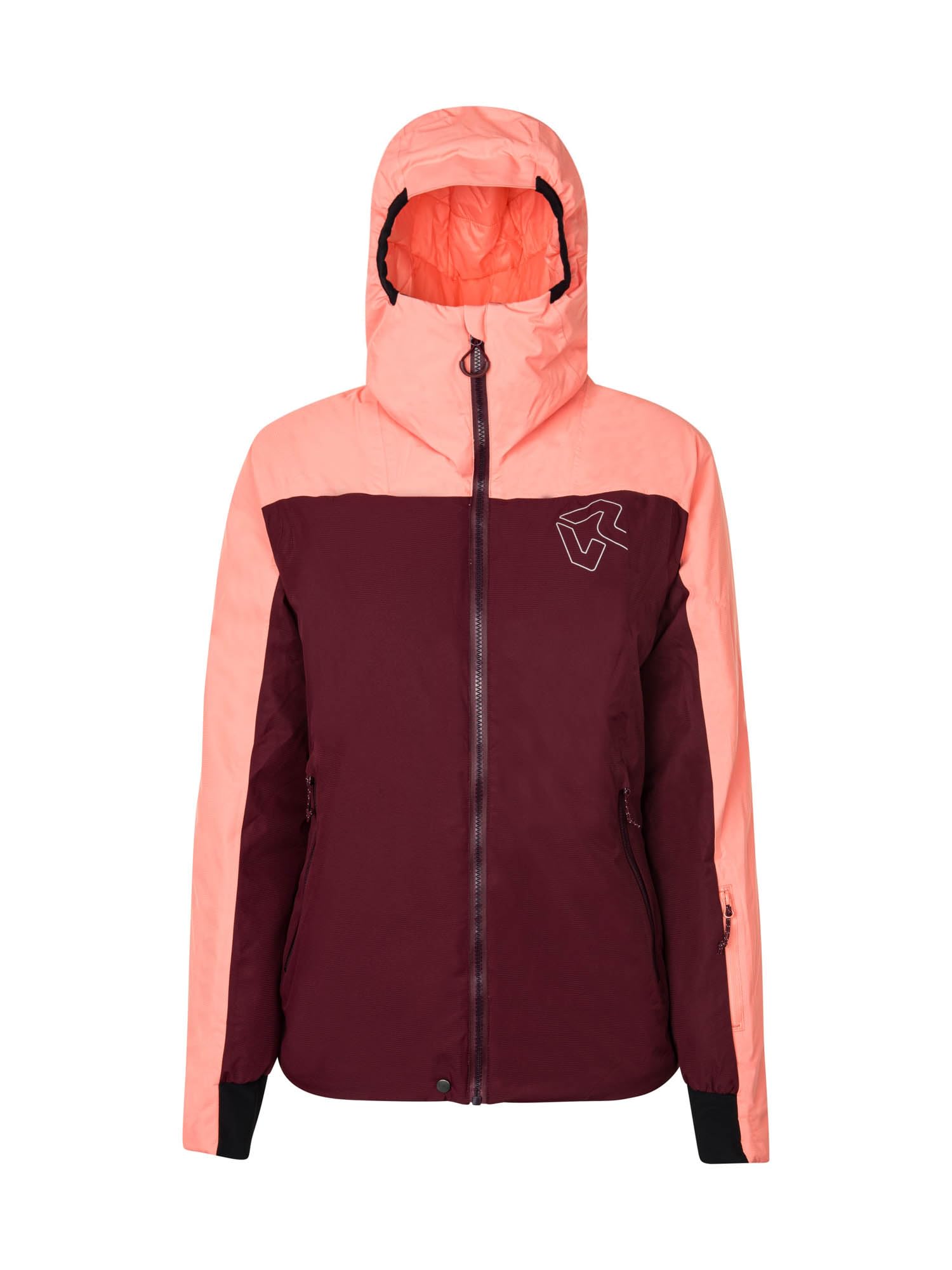 Rock Experience REWJ06731-C965 HELIX PADDED WOMAN JACKET Jacket Women's 1013 WINDSOR WINE+0711 DESERT FLOWER M