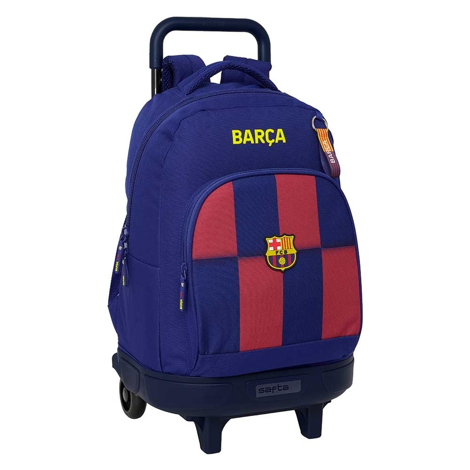Safta FC Barcelona Rucksack, Unisex, verstellbare Griffe, leicht und bequem, ideal für Schule und Alltag, Barça-Rucksack, Unisex, Kinder
