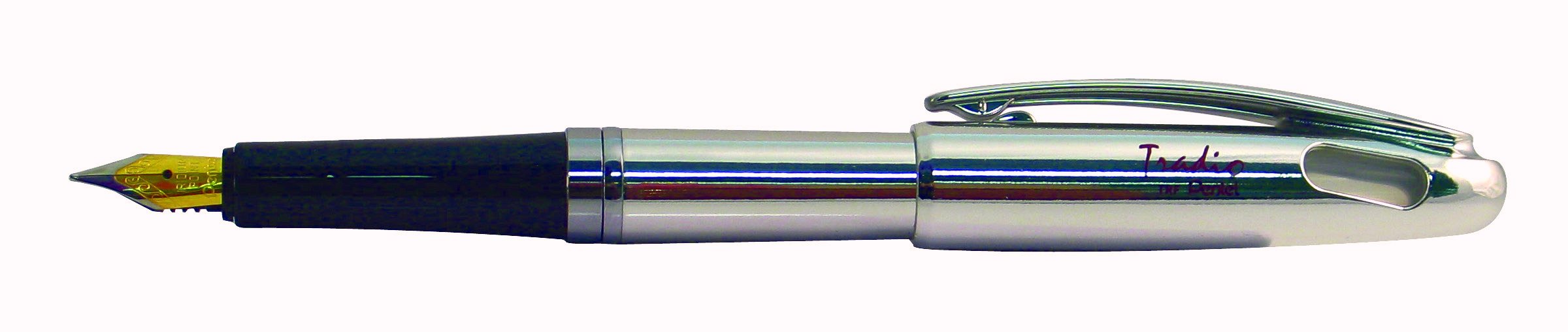 PentelTradio Fountain Pen Metal Nib White Gold