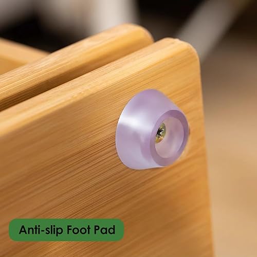 Miniatura 6 de MObyat Organizador de estantería vertical cuadrado, estrecho y compacto para el aula, estante de lectura de 5 niveles, para sala de estar y sala