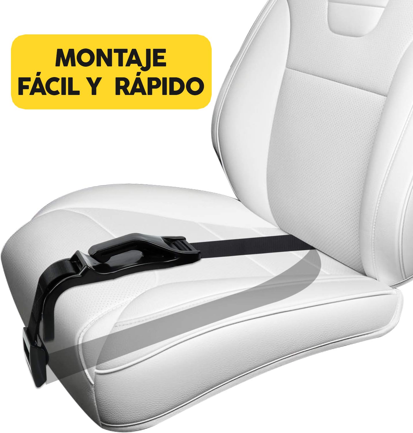 Cinturón Embarazada Coche Homologado - Cómodo y Seguro - Viaja con Tranquilidad, Protegiendo a la Mamá y al Bebé