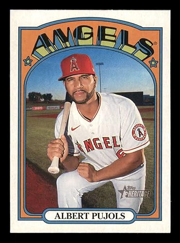 2021 Topps Heritage #189 Albert Pujols NM-MT Los Angeles Angels Baseball