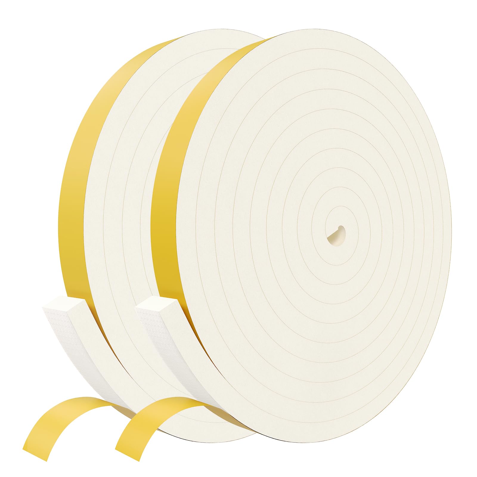 Bande d'étanchéité en mousse 25x12,7mm pour porte coulissante et fenêtre contre les courants d'air