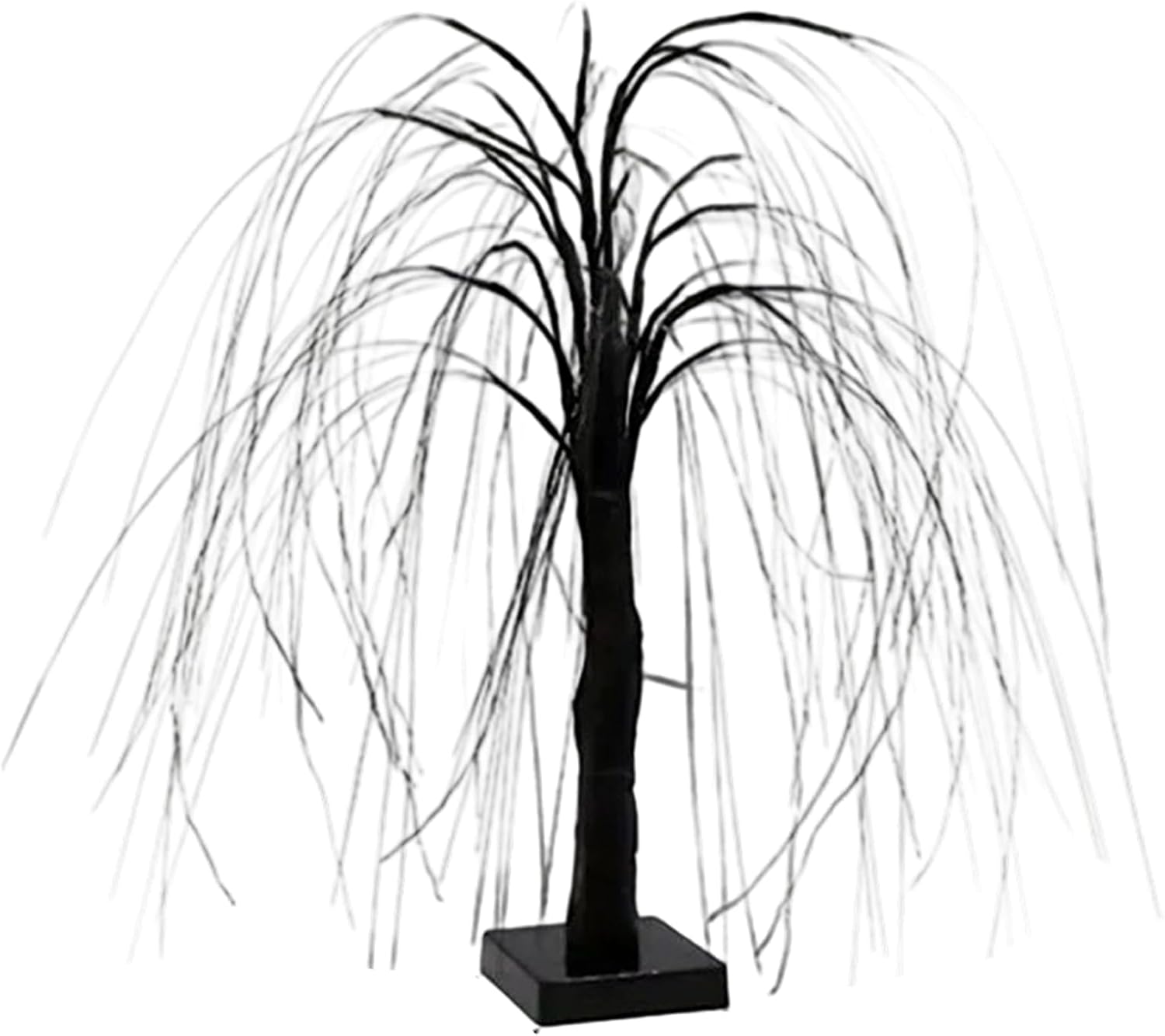 Willow Tree Lights - LED Colorful Artificial Table Lamp - Pre-Lit Weeping Willow Tree Decor | for Indoor Outdoor Living Room Bedroom Office Shelf Window Entryway New Year Party