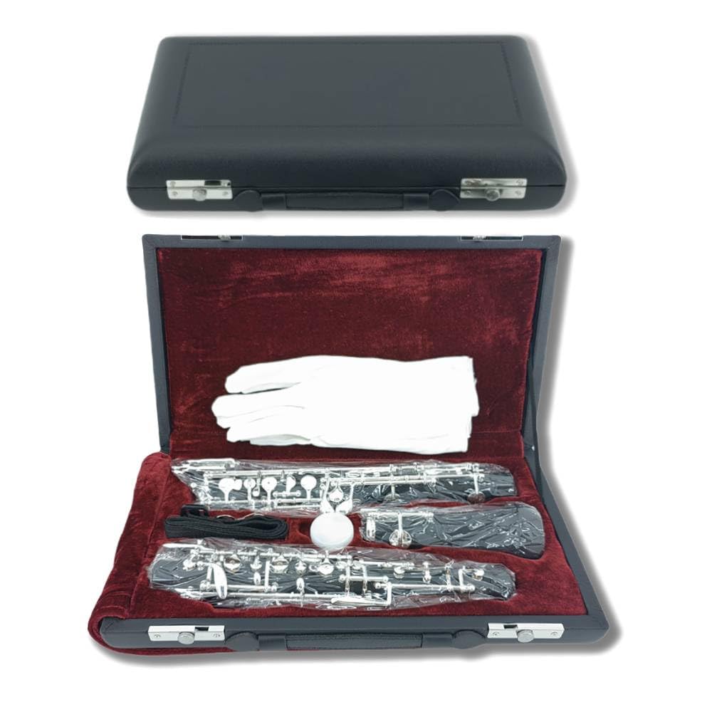 Chiave Oboe C Ebanite Legno 3a Ottava sinistra F Risonanza F con custodia