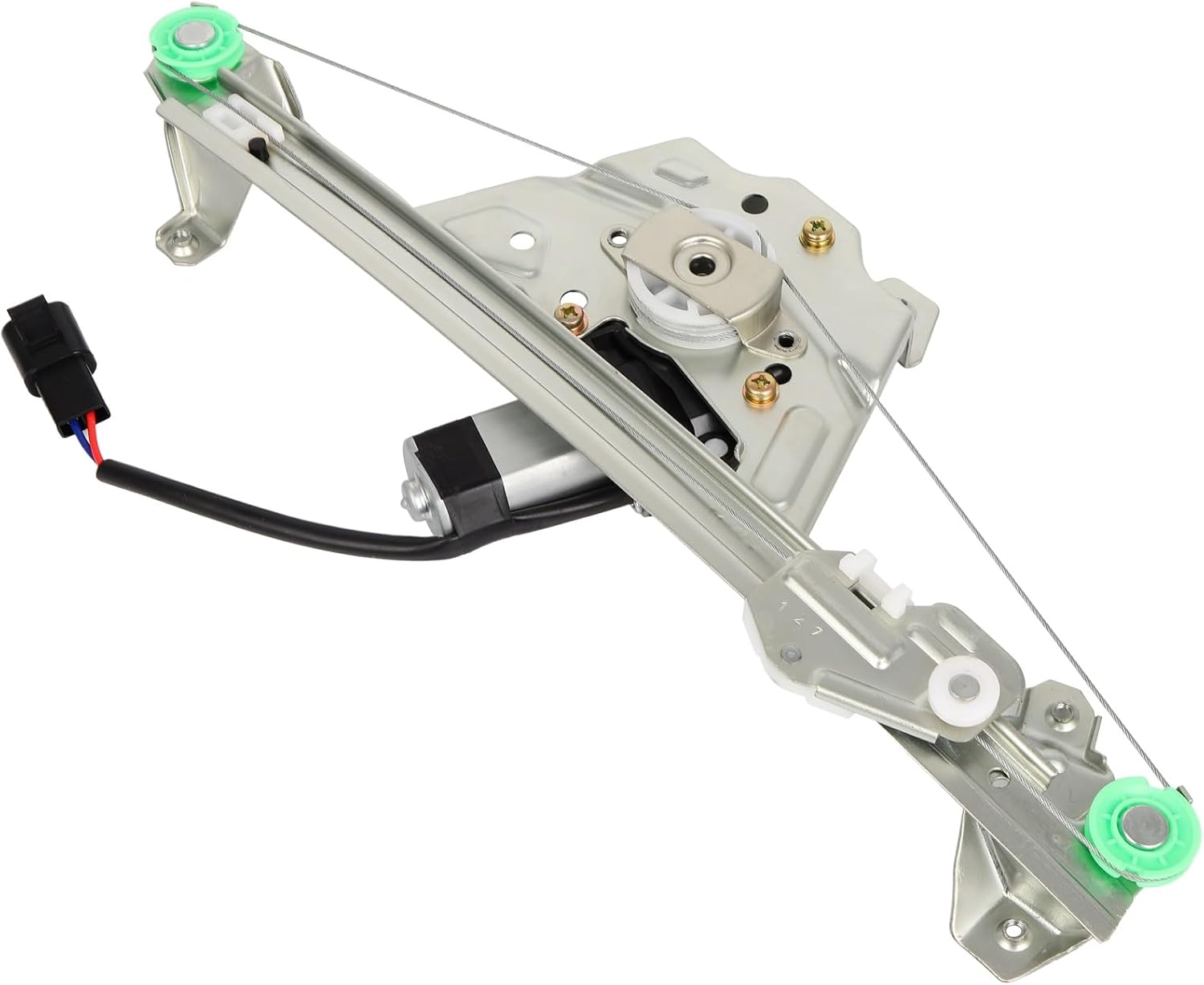 Rear Left Driver Side Power Window Regulator with out Motor (Regulator Only) 741-108 Fit 2001-2003 for Saturn for LW300 3.0L 2001-2003 for Saturn for LW200 2.2L 2000 for Saturn for LW2 3.0L