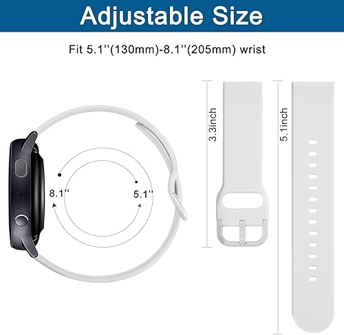 Miniatura 4 de Meliya Correas para Amazfit GTS 4  GTS 4 Mini  GTR Mini  GTS 3  GTS 2  GTS 2e  GTS 2 mini  GTS, correa de repuesto deportiva de silicona suave de