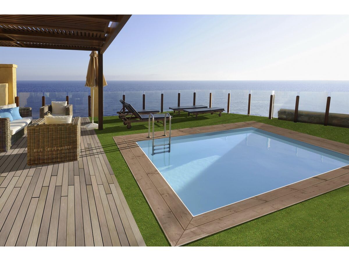 Piscine Bois Rectangle Zanzibar - 3,50 x 2,30 x 1,24 m