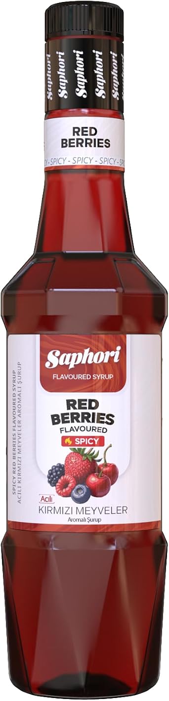 Saphori Kokteyl  urubu Kahve  urubu 700 ML Aroma, Tatland r c   urup, Gazl  i ecekler ve  aylar  in Aroma verici Baharatl -Ac l  K rm z  Meyveler