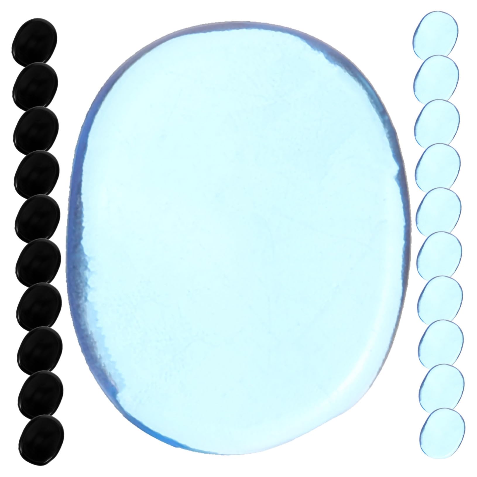 Vaguelly 24pcs Silicone Self-adhesive Drum Drum Kit Drum Machine Rain Drums Anti Slam Door Damper Cabinet Bumpers Metronome for Drums Mute Drum Pad Door Bumper Pads