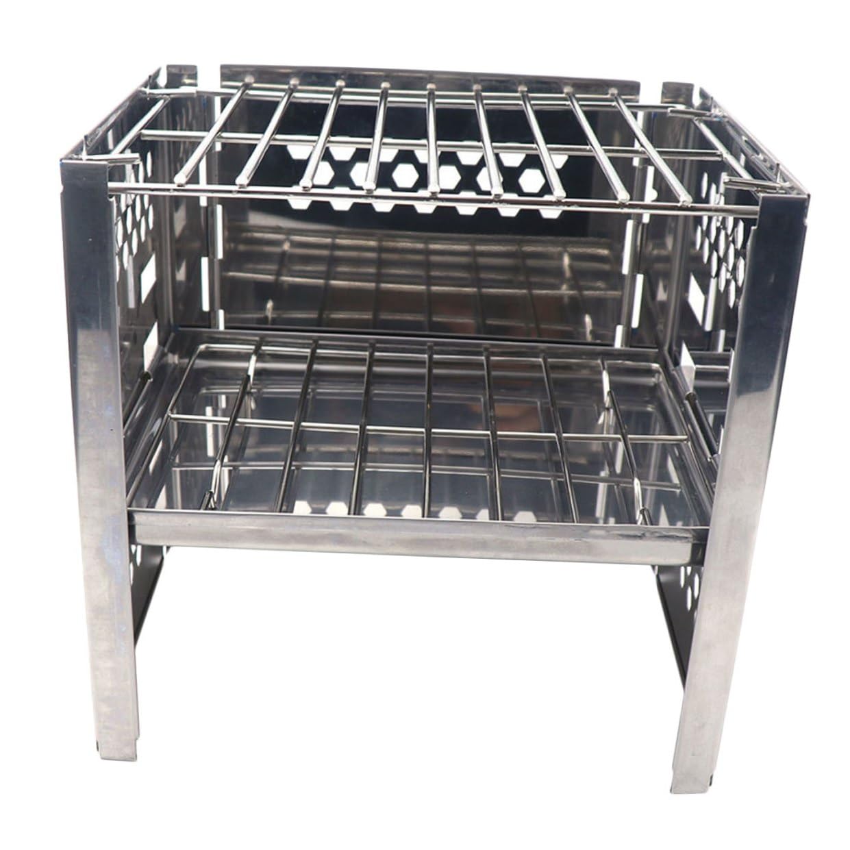 Outil mini barbecue charbon de camping portable et pliable ifundom