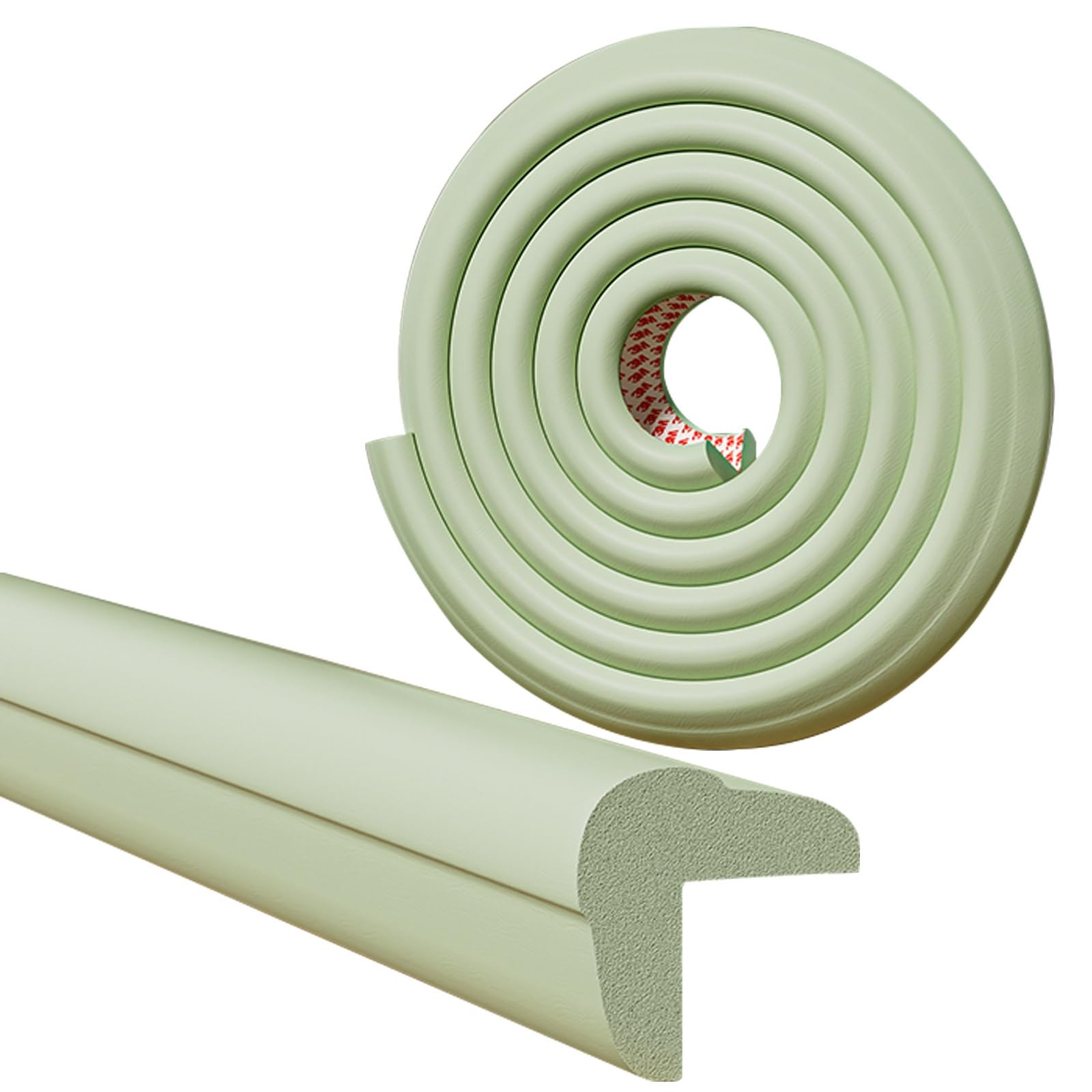 Protezioni for Bordi Mobili in Schiuma Morbida Ad Alta Resistenza, Protezione di Sicurezza for Mobili, for Mobili di Diverse Dimensioni, Adatte for Casa, Cameretta dei Bambini(Green,6M)