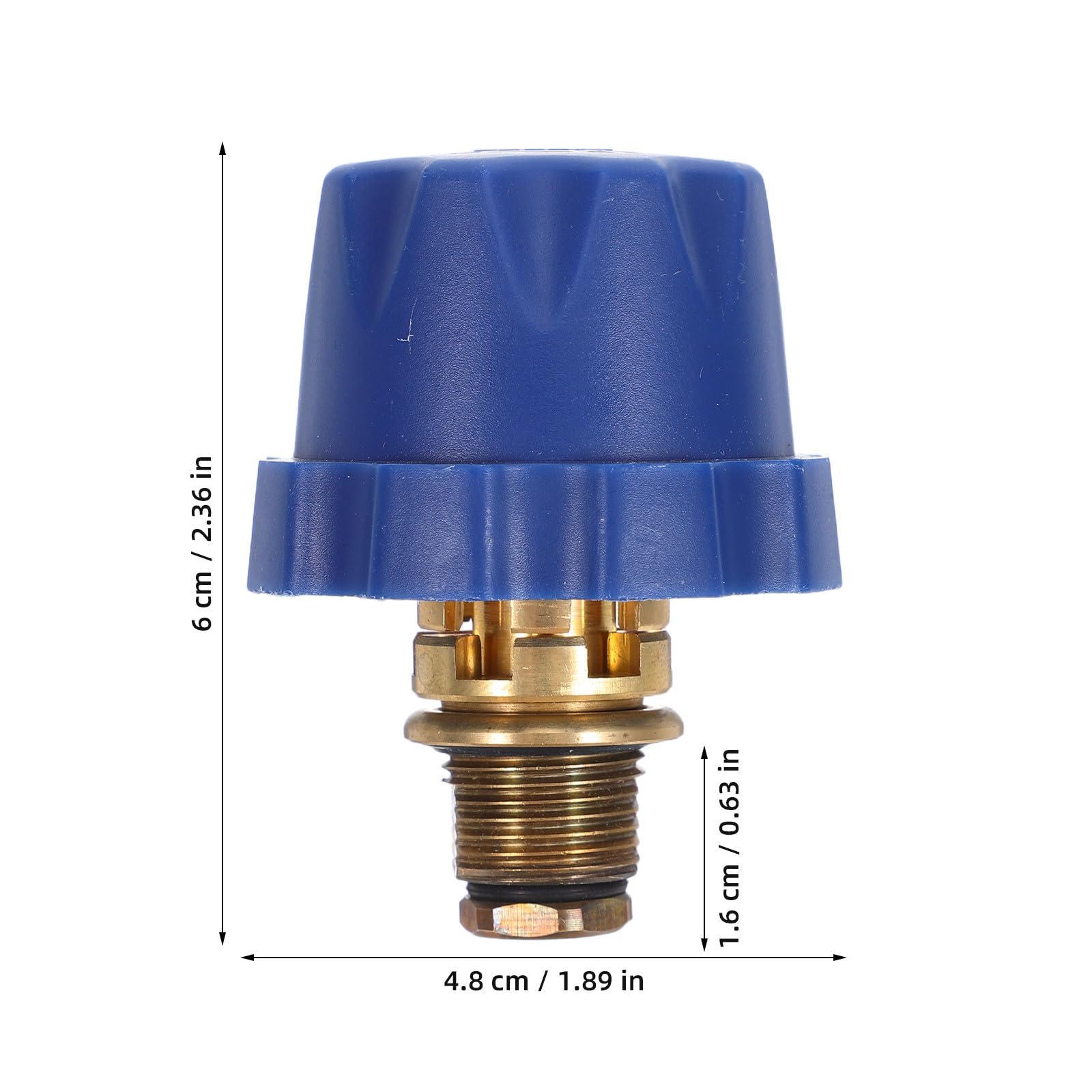 HEMOTON Schmuck Dampf Sicherheitsventil für 2l Geräte, Blau