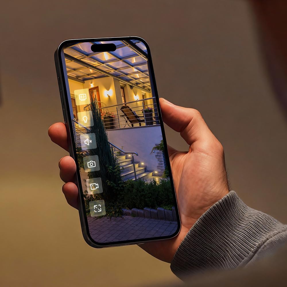 Solar Security Cameras Wireless Outdoor, 5G&2.4GHz Cameras for Home Security, 2K Solar Outdoor Camera, Color Night Vision, AI Human Detection, 2-Way Talk, Siren Alarms (Two) - Image 4