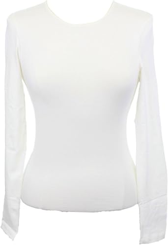 KIKI RIKI Womens Long Sleeve Wider Neck Shell/T-Shirt