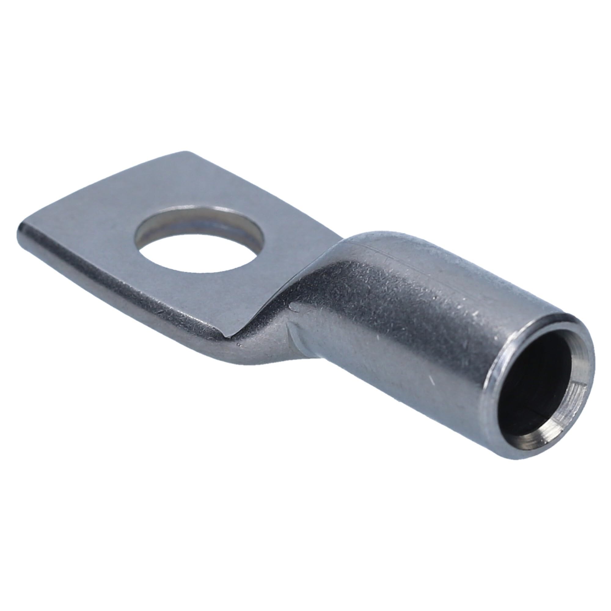 Kalitec 10x Edelstahl-Rohrkabelschuh V4A 25mm² - M8 Kabelschuhe Rostfrei
