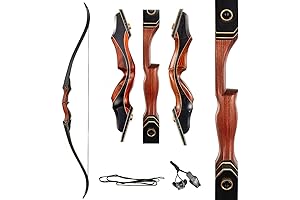 aliarchery Archery 60" Takedown Hunting Recurve Bow for Adults Practice Competition Longbow...