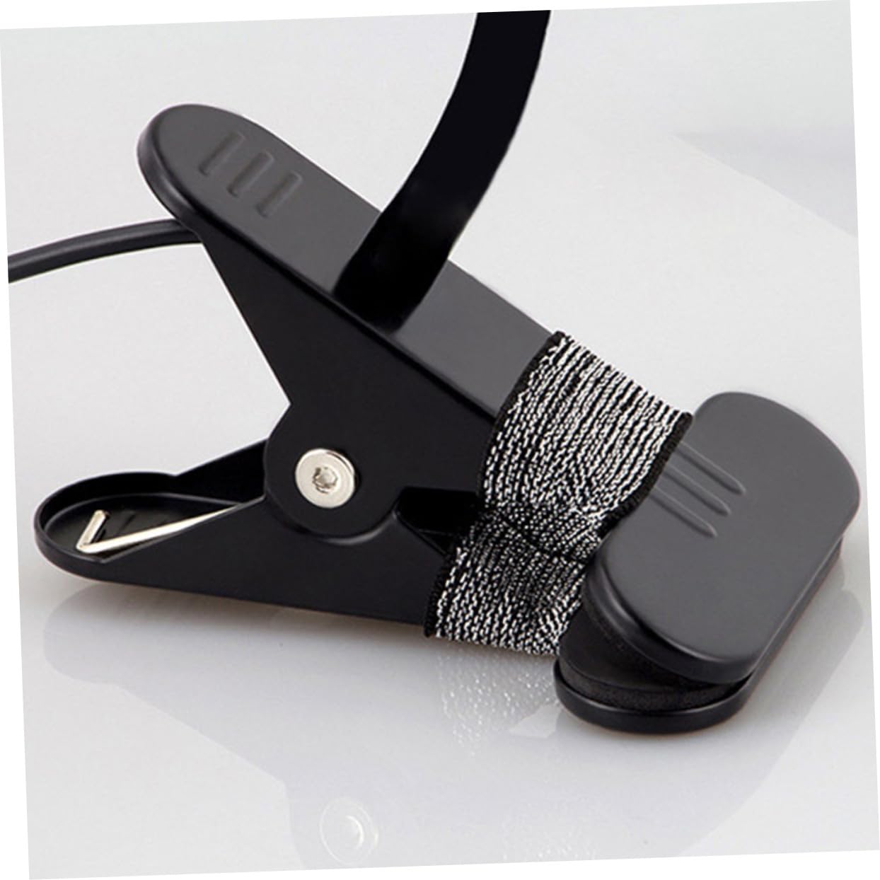 Luz Clip USB Lámpara de Lectura Lámpara de Clip Portátil para Cama Viajes Botón Pulsador LED