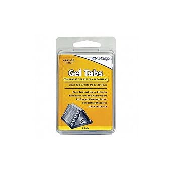 Nu-Calgon 4185-20 1 ct. Package Gel Tabs-20 Ton Tab Yellow