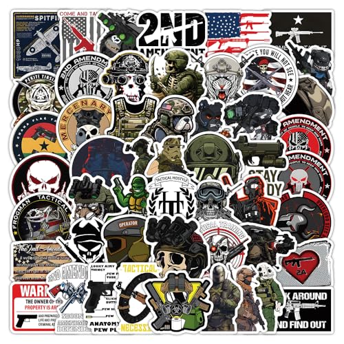 100pcs Tactical Stickers Pack for TeensTactical Sticker for Hard HatMilitary Decals for Water BottleCool Decal for LaptopPhone CaseCarGuitarBumperSkateboardFunny Gifts for Adults/Kids/Boys