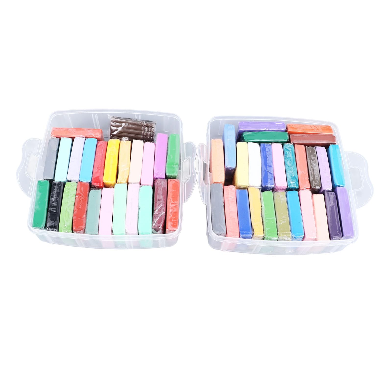 Set de arcilla para modelar de 50 colores, kit de iniciación de arcilla polimérica suave con 5 herramientas de escultura, arcilla ecológica y no tóxica que se seca al aire, ideal