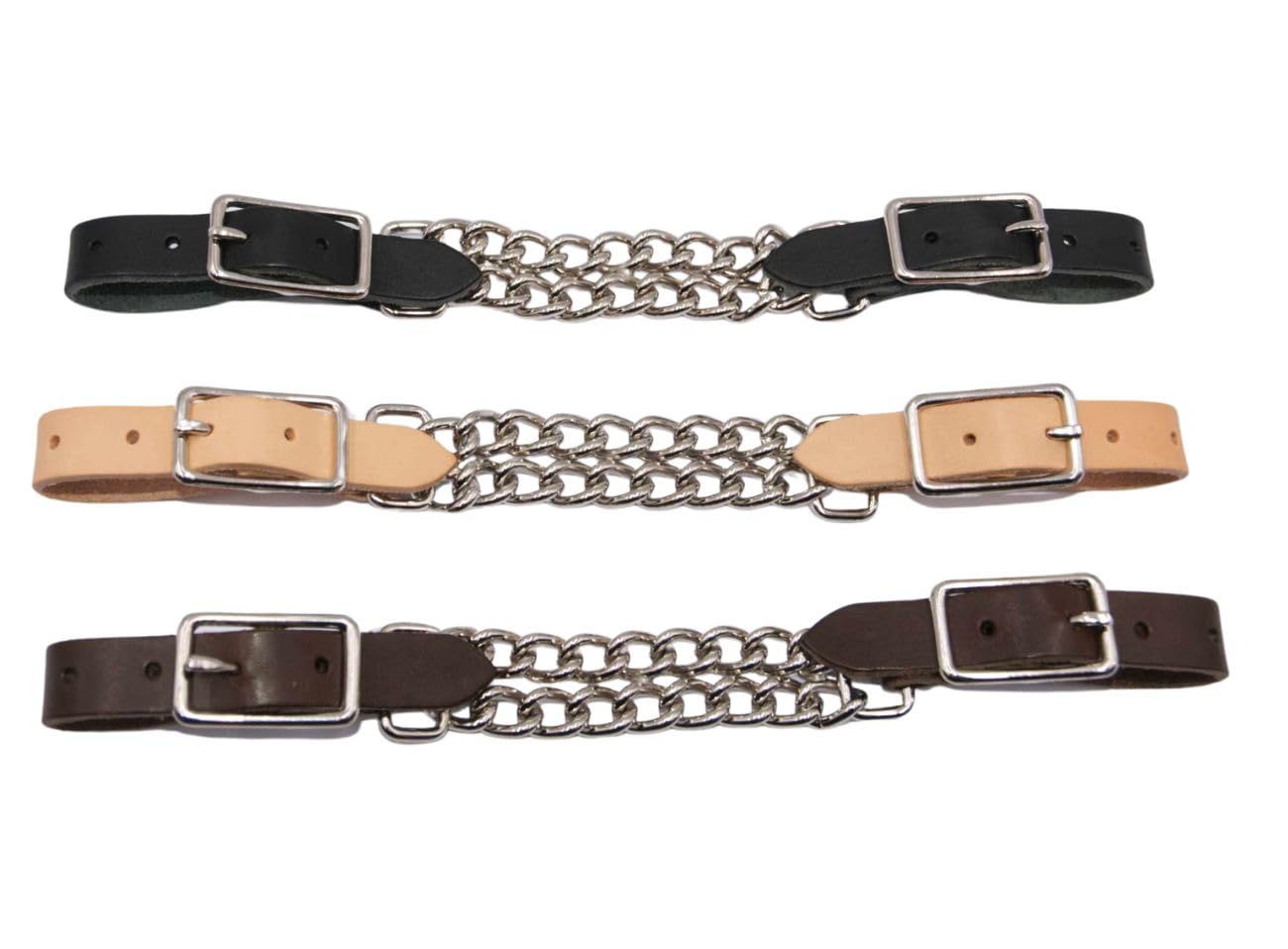AMKA Western Kinnriemen mit doppelter Kette