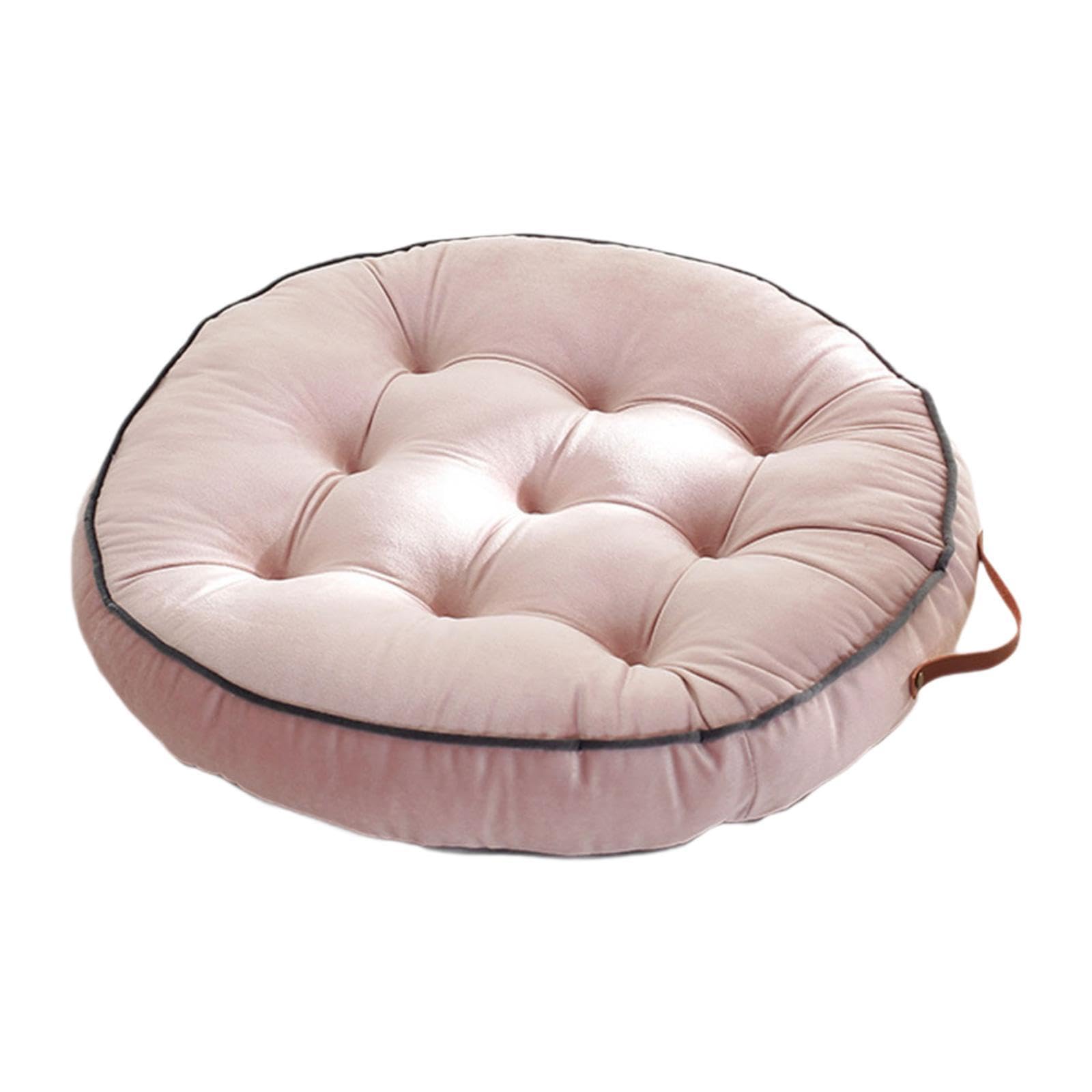 CALANDIS Floor Pillow Stylish Decorative Simple Pouf Cushion for Yoga Sofa Bed Indoor Pink | Pillows | Home Dacor-image-30