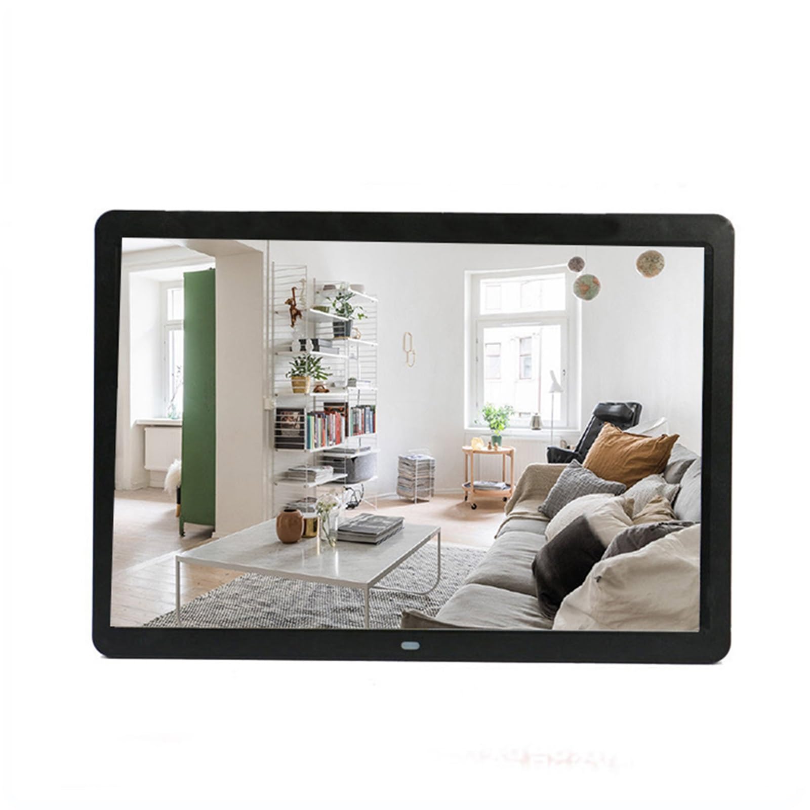 MYUYEE 15-Inch Digital Photo Frame - Widescreen Electronic Photo Album, Supports 1080P Hd Video (Black)