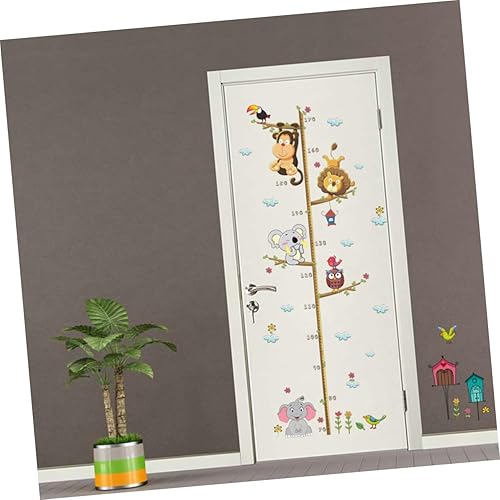 Miniatura 7 de Toyvian Tabla de altura de crecimiento, tabla de crecimiento, medición de altura, regla de entrega, calcomanías de pared para habitación de niños,