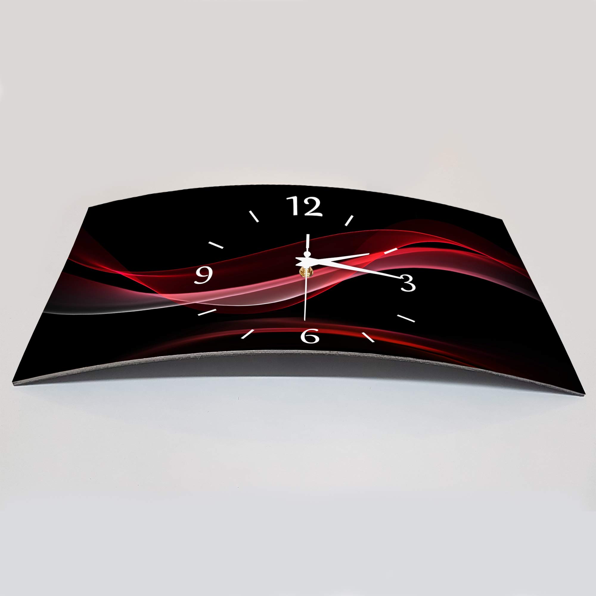 BM Funk Quarz Wanduhr Funkwanduhr Funkwanduhren Funkuhr Funkuhren kein Ticken lautlos geräuschlos leise modern ohne Tickgeräusche Gross XXL W 9597-1a WZ