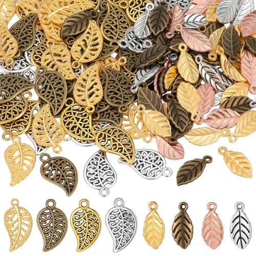 Breloques feuille pour vos ateliers bijoux : créez des boucles d'oreilles bohèmes uniques