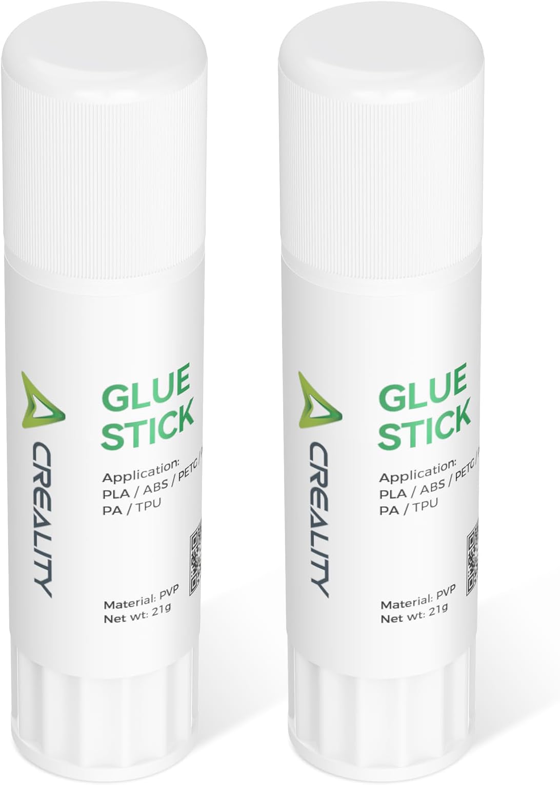 Creality 3D Printer Glue Sticks for Hot Bed Warping Reducing 3D Printer Bed Adhesive PVP Solid 3D Print Glue Stick 3D Gloop for PLA/ABS/PETG/PC/PA/TPU(Pack of 2)