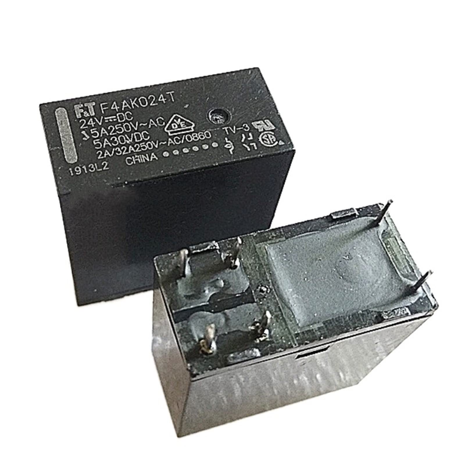 Relais F4AK012T 12V CC pour remplacer le modèle ALA2F24 défectueux 6 broches