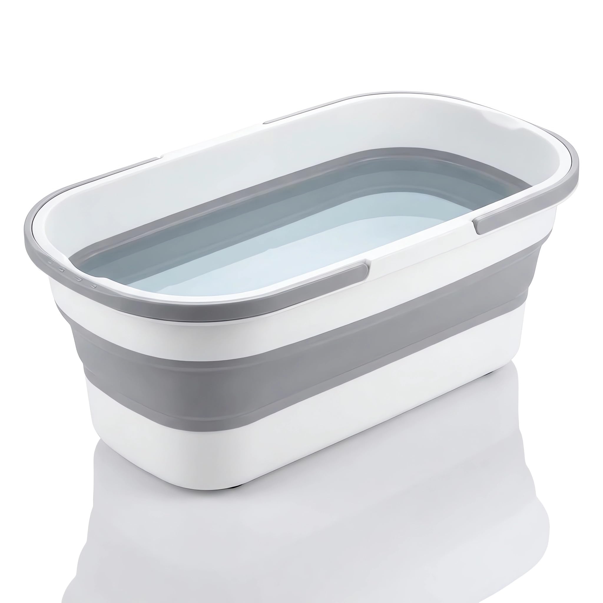 Grand seau à franges plat 55x25 cm pliable pour le ménage