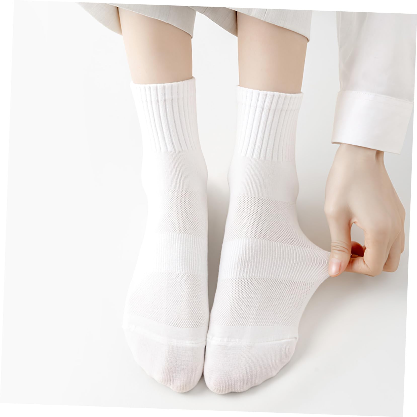 10 pares Calcetines Mujer Algodón Tobillo Transpirables Suaves para Deporte y Uso Diario