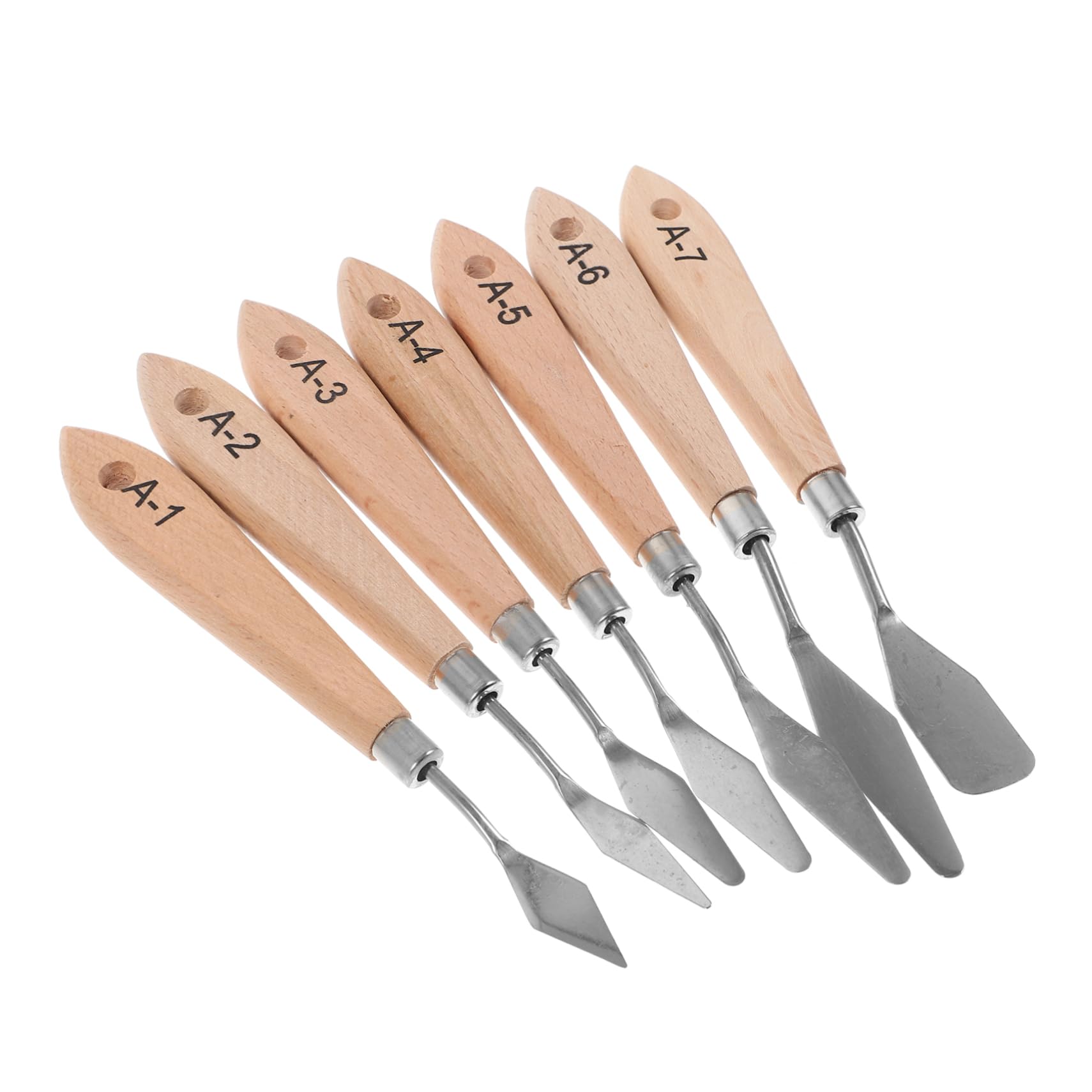 HOMSFOU 5 set Set Spatole Per Pittura A Olio Raschietto Strumenti Per Pittura Forniture Per Pittura Spatola Colori Per Pittura Raschietto Per Pittura Spatola Per 7 pezzi*5