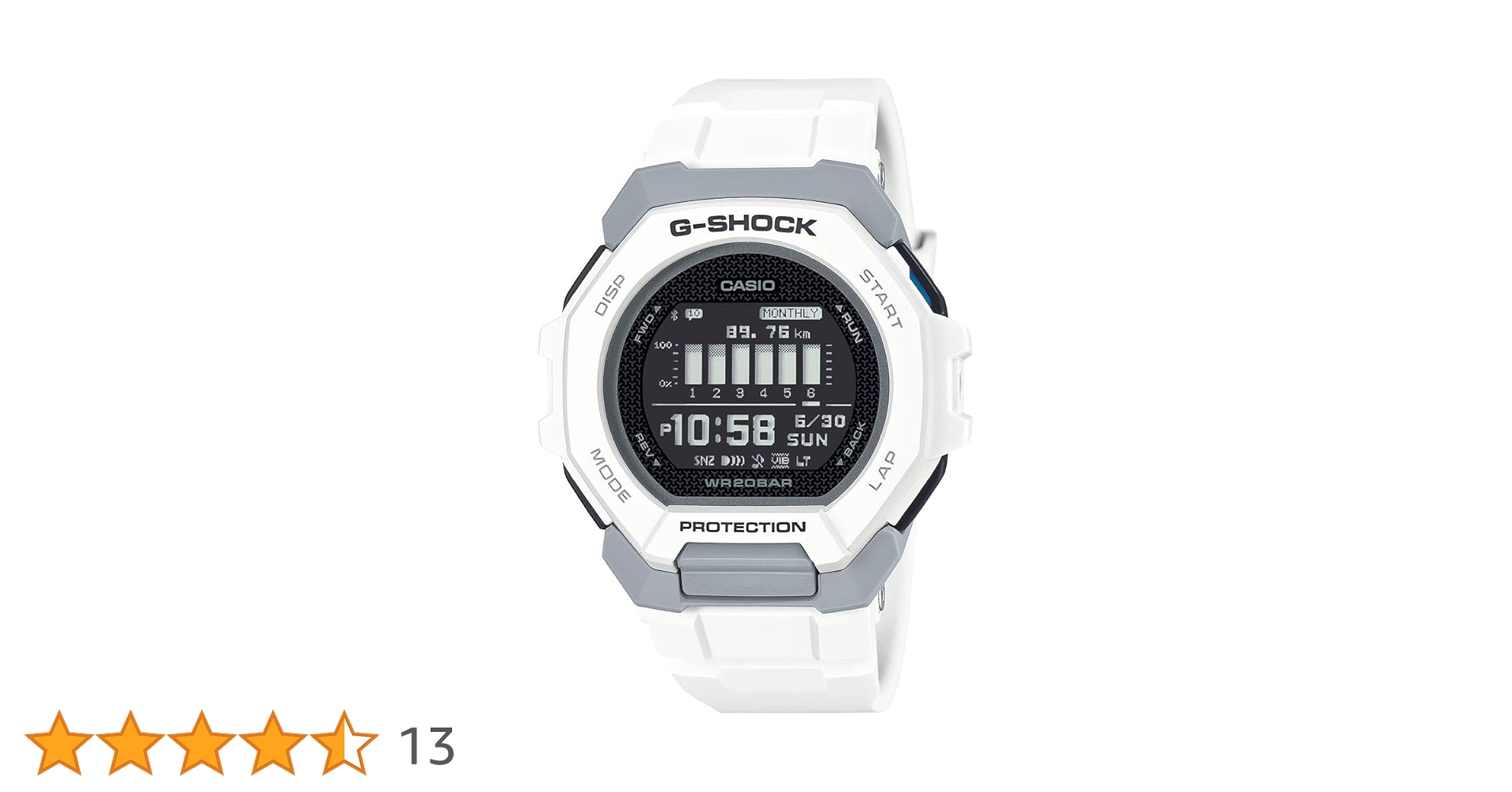 【中古】G-SHOCK G-SQUAD GBD-300-1JF Unused CASIO G-SHOCK G-SQUAD GBD-300-1JF Black Bluetooth Men's
